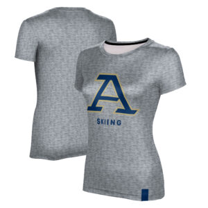 Women's ProSphere Gray Akron Zips Skiing Motion T-Shirt