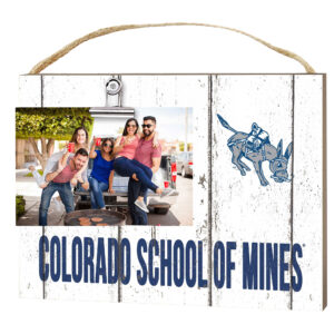 Colorado School of Mines Orediggers 8" x 10" Weathered Clip It Frame