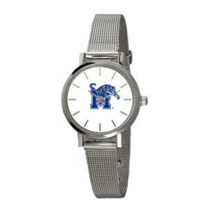Women's  Silver Memphis Tigers Plexus Stainless Steel Watch