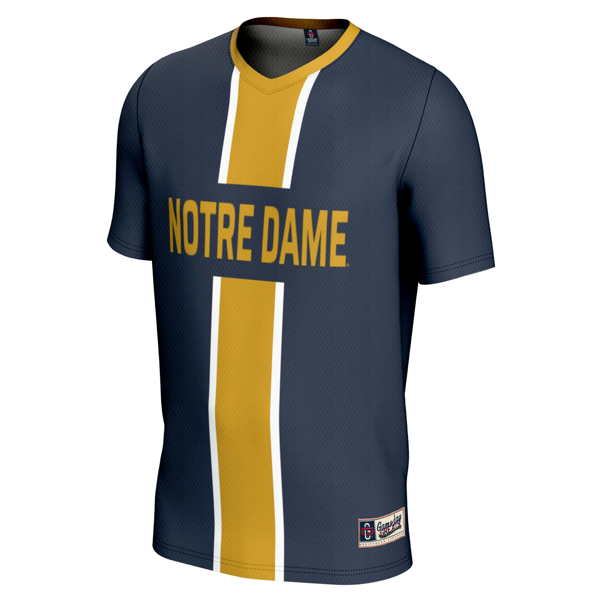 Unisex GameDay Greats Navy Notre Dame Fighting Irish Pick-A-Player NIL Men's Soccer Jersey - Image 3