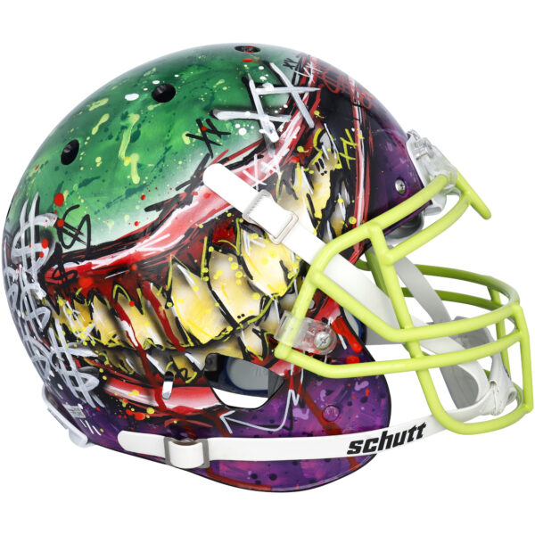 The Joker DC Comics Unsigned Schutt Authentic Helmet - Art by Brian Garcia - #1 of Limited Edition 1