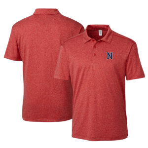 Men's Cutter & Buck  Heather Red Nashville Sounds  Clique Charge Active Polo