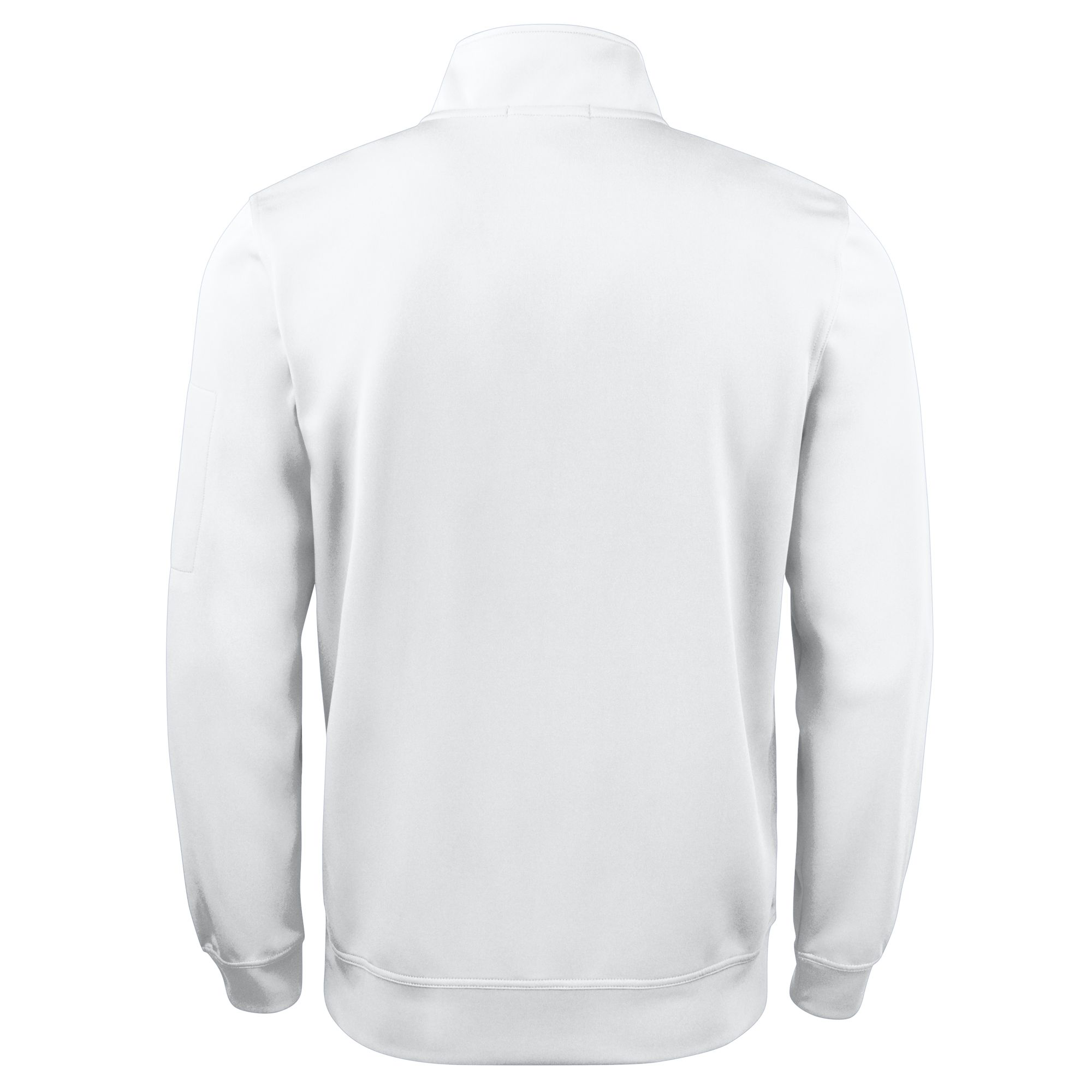 Unisex Cutter & Buck White Omaha Storm Chasers Clique Lift Eco Performance Half-Zip Pullover Top - Image 4