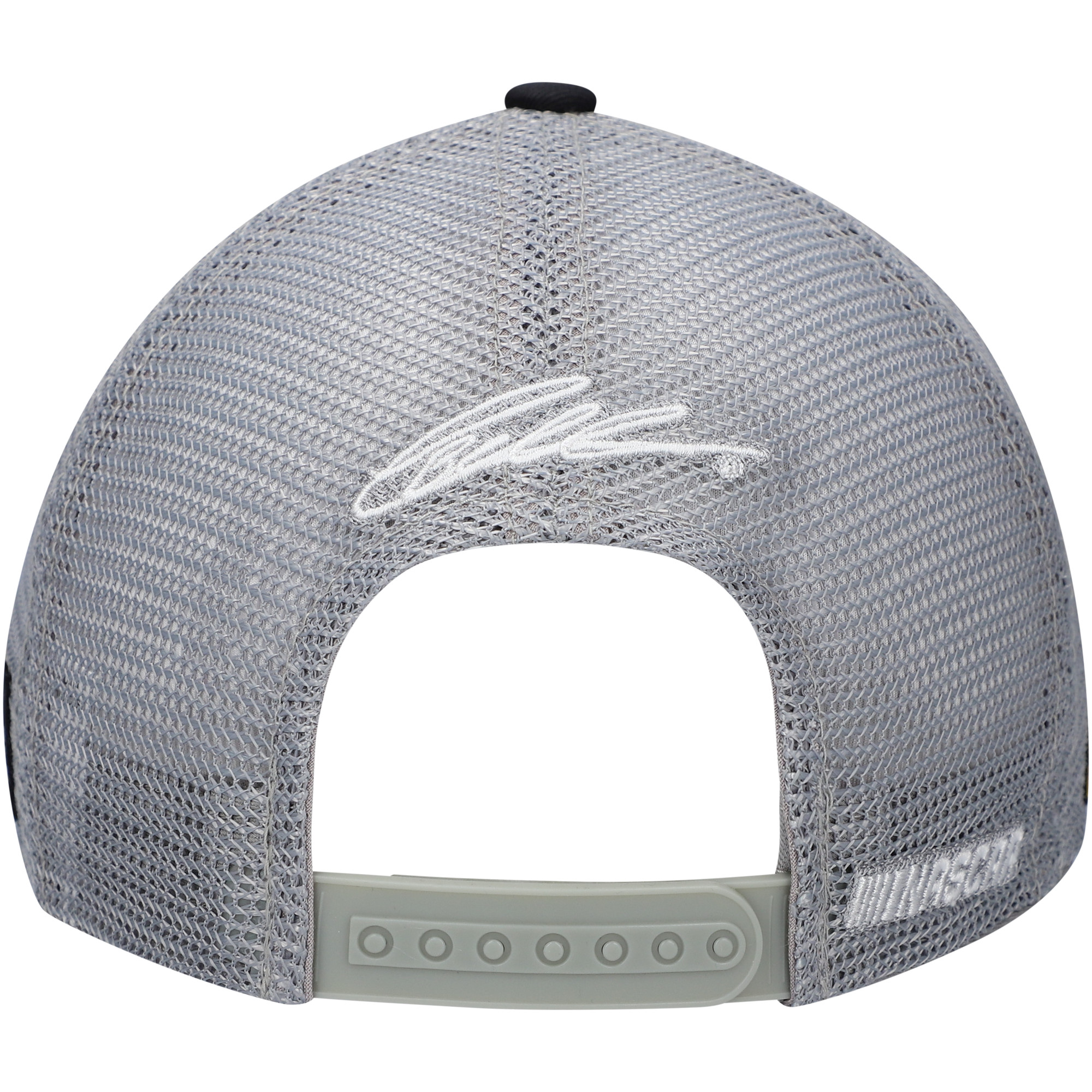 Men's Joe Gibbs Racing Team Collection Black/Gray Christopher Bell Sponsor Trucker Adjustable Hat - Image 7