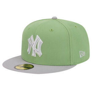 Men's New Era Green/Gray New York Yankees Two-Tone Color Pack 59FIFTY Fitted Hat