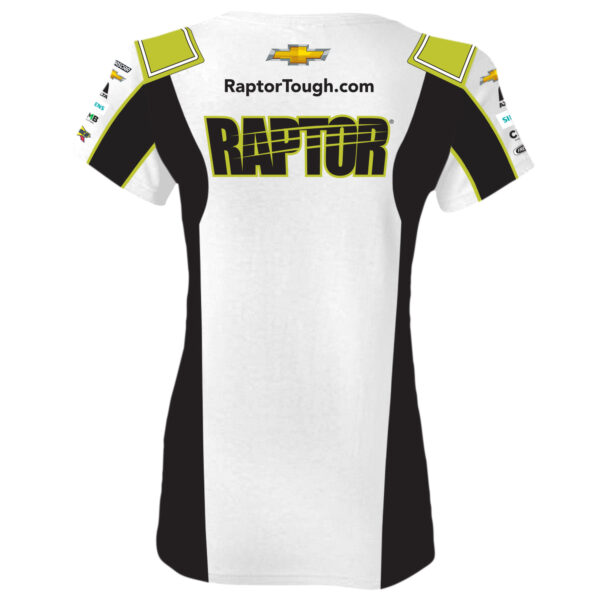 Women's Hendrick Motorsports Team Collection  White/Black William Byron Raptor Uniform T-Shirt - Image 4