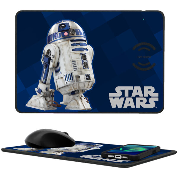 Keyscaper R2-D2 Star Wars Color Block Wireless Charger and Mouse Pad