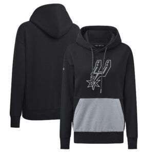 Women's Levelwear Black San Antonio Spurs Bonfire Pullover Hoodie