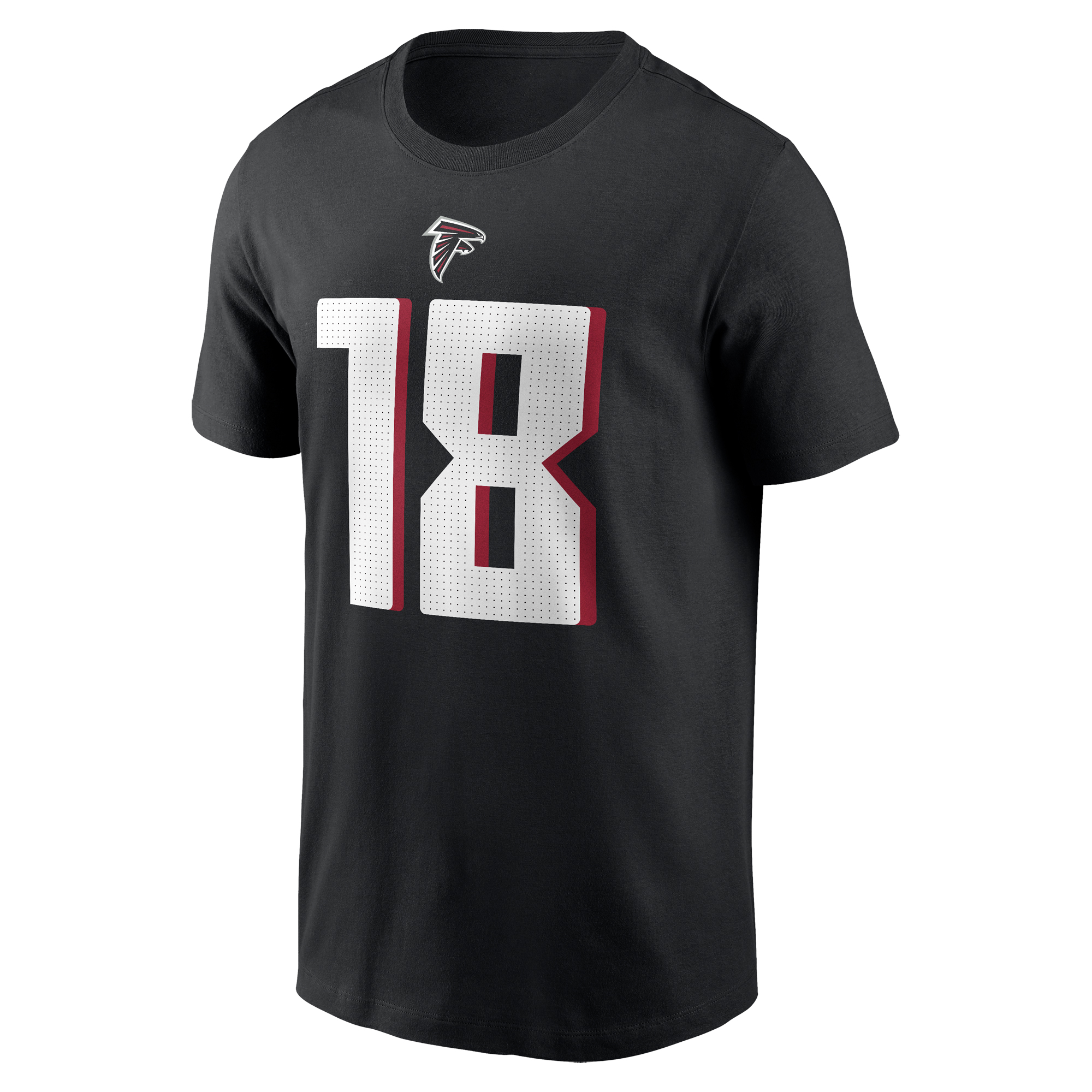 Men's Nike Kirk Cousins Black Atlanta Falcons Player Name & Number T-Shirt - Image 6