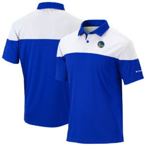 Men's Columbia  Blue Golden State Warriors Omni-Wick Best Ball Polo