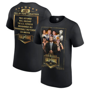 Men's Black WWE Hall of Fame 2024 Class T-Shirt