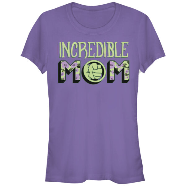 Women's Mad Engine  Purple Marvel  Incredible Mom Graphic T-Shirt