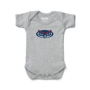 Infant Chad & Jake Heather Gray Florida Atlantic Owls Primary Logo Bodysuit