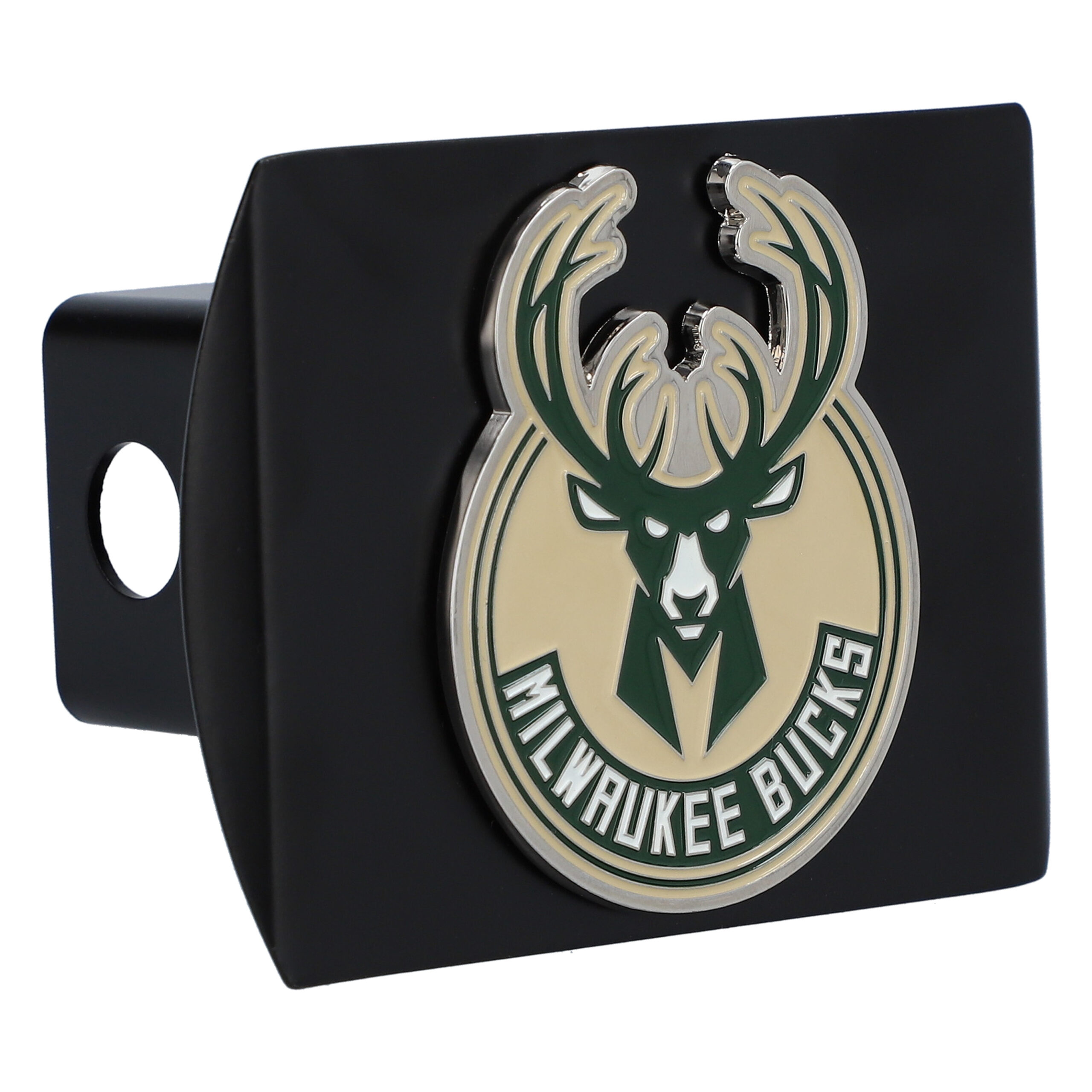 WinCraft Milwaukee Bucks Premium Hitch Cover - Image 3
