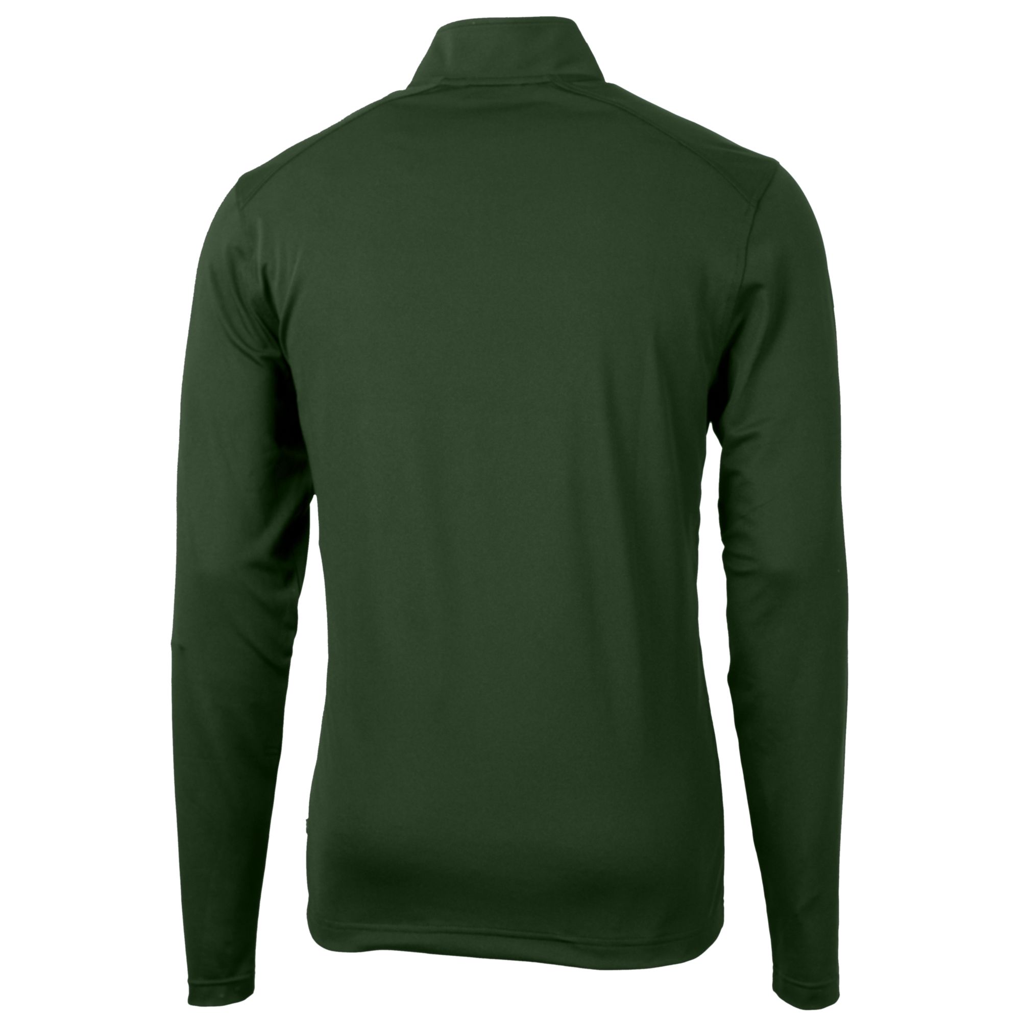Men's Cutter & Buck Green Notre Dame Fighting Irish Play Like A Champion Today Virtue Eco Pique Recycled DryTec Quarter-Zip Top - Image 7