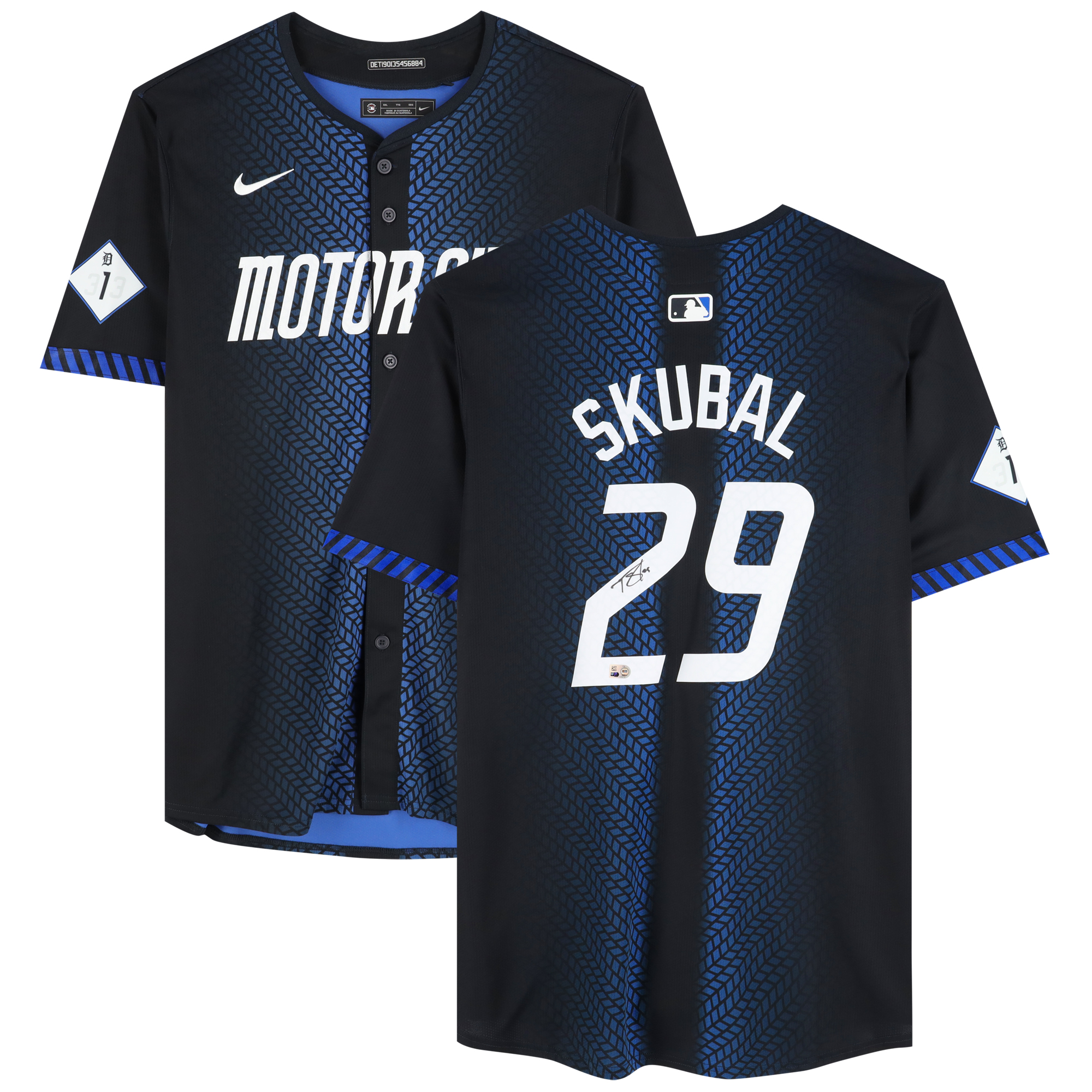 Tarik Skubal Detroit Tigers Autographed Nike City Connect Replica Jersey