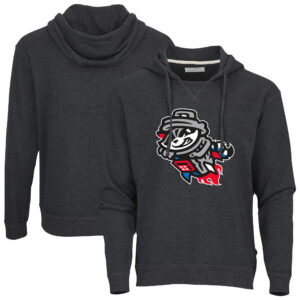 Men's Heather Charcoal Rocket City Trash Pandas French Terry Pullover Hoodie