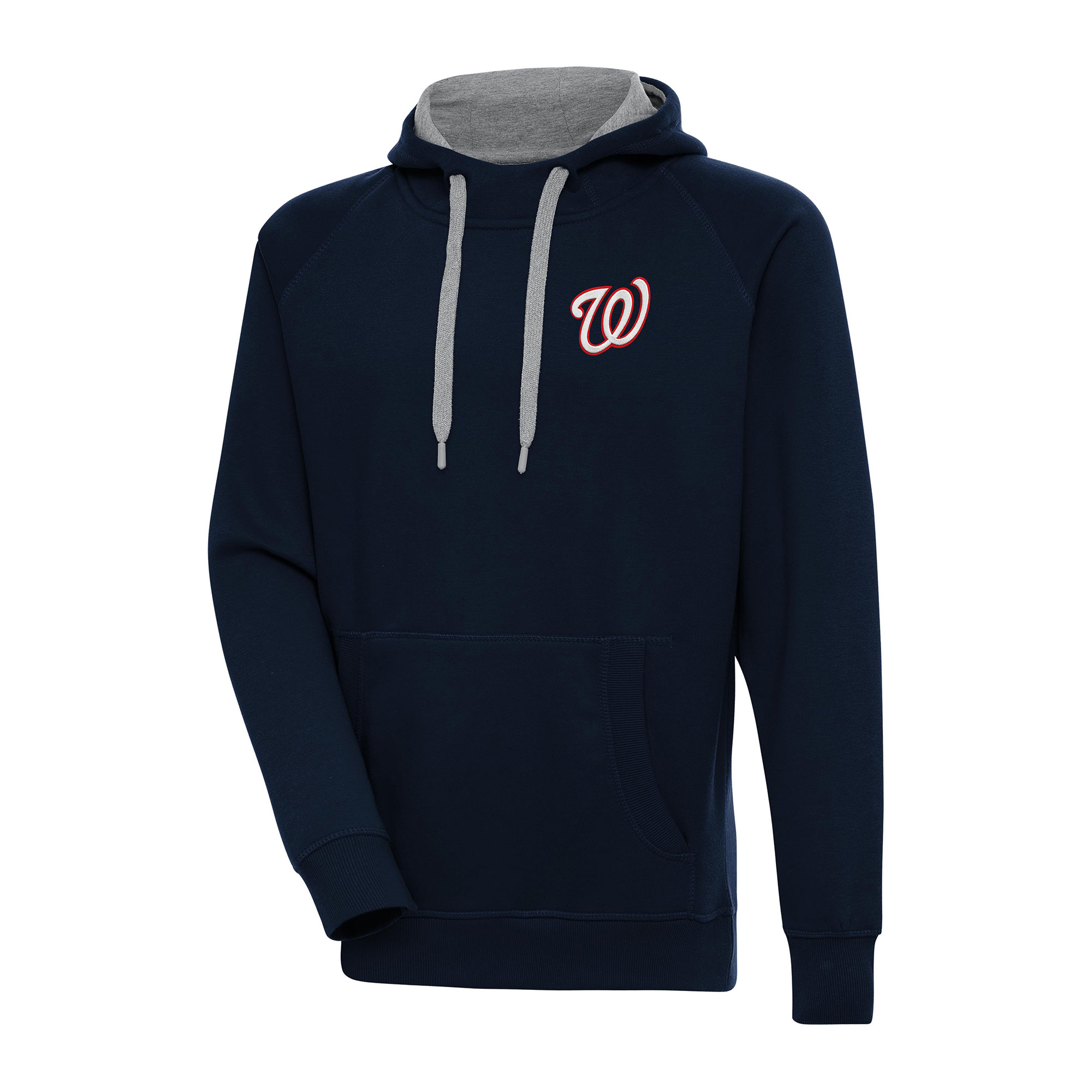 Men's Antigua Navy Washington Nationals Big & Tall Victory Pullover Hoodie