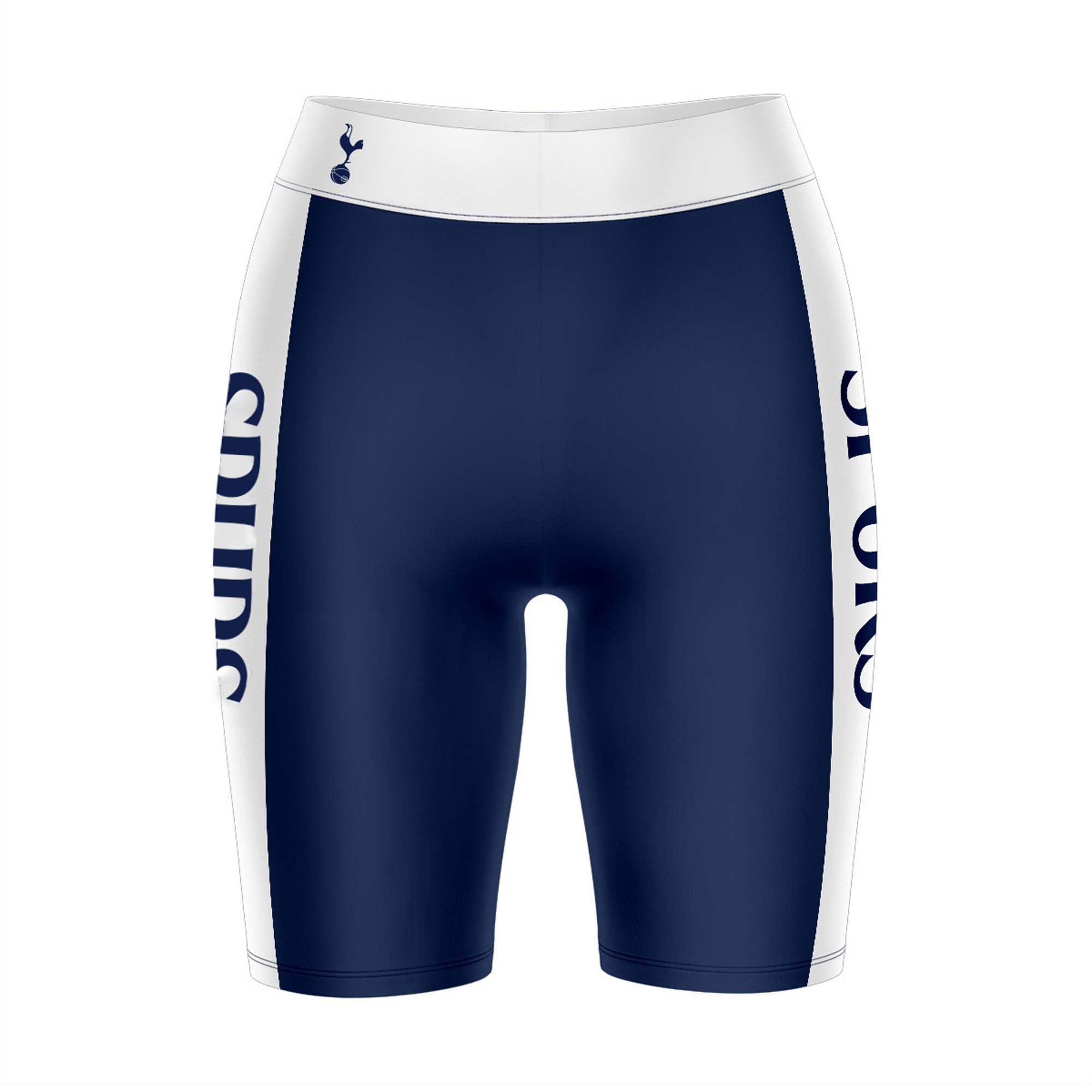 Women's Vive La Fete Navy Tottenham Hotspur Striped Design Bike Shorts