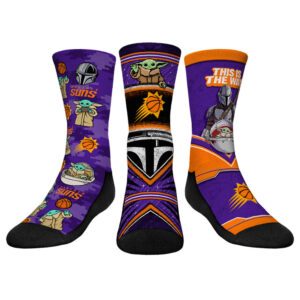 Youth Rock Em Socks  Phoenix Suns 3-Pack Crew Socks