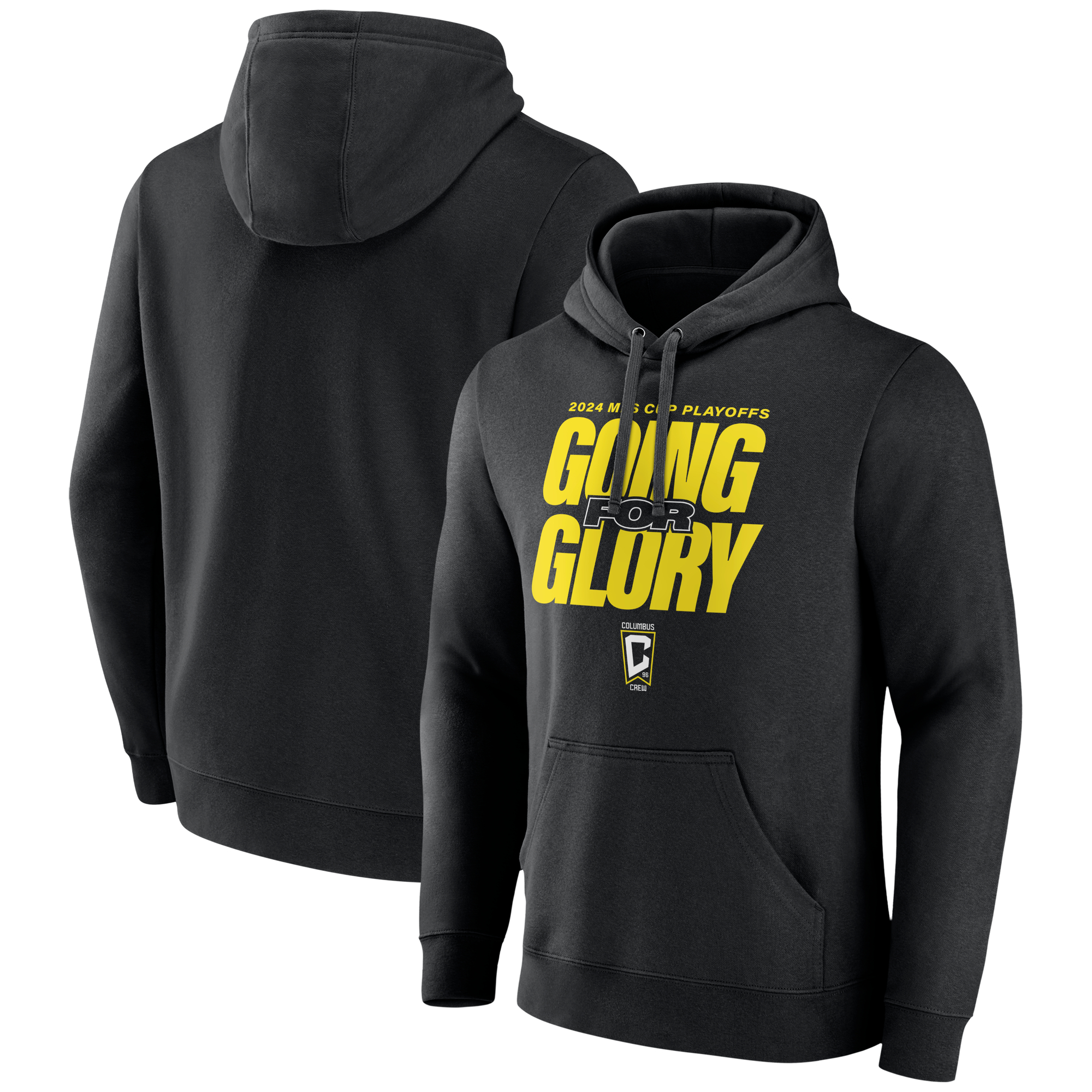 Men's Black Columbus Crew 2024 MLS Cup Playoffs Pullover Hoodie
