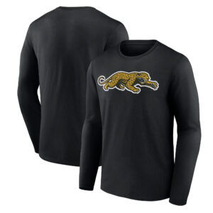 Men's Black Jacksonville Jaguars Classic Logo Long Sleeve T-Shirt