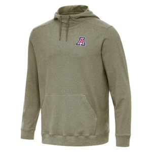 Men's Antigua Olive Arizona Wildcats Cloud Pullover Hoodie