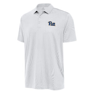 Men's Antigua  White Pitt Panthers Big & Tall Ellipse Polo