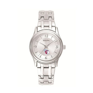 Women's Bulova Silver Cleveland Guardians Stainless Steel Watch
