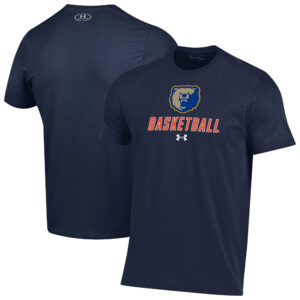 Men's Under Armour  Navy Morgan State Bears Basketball Performance T-Shirt
