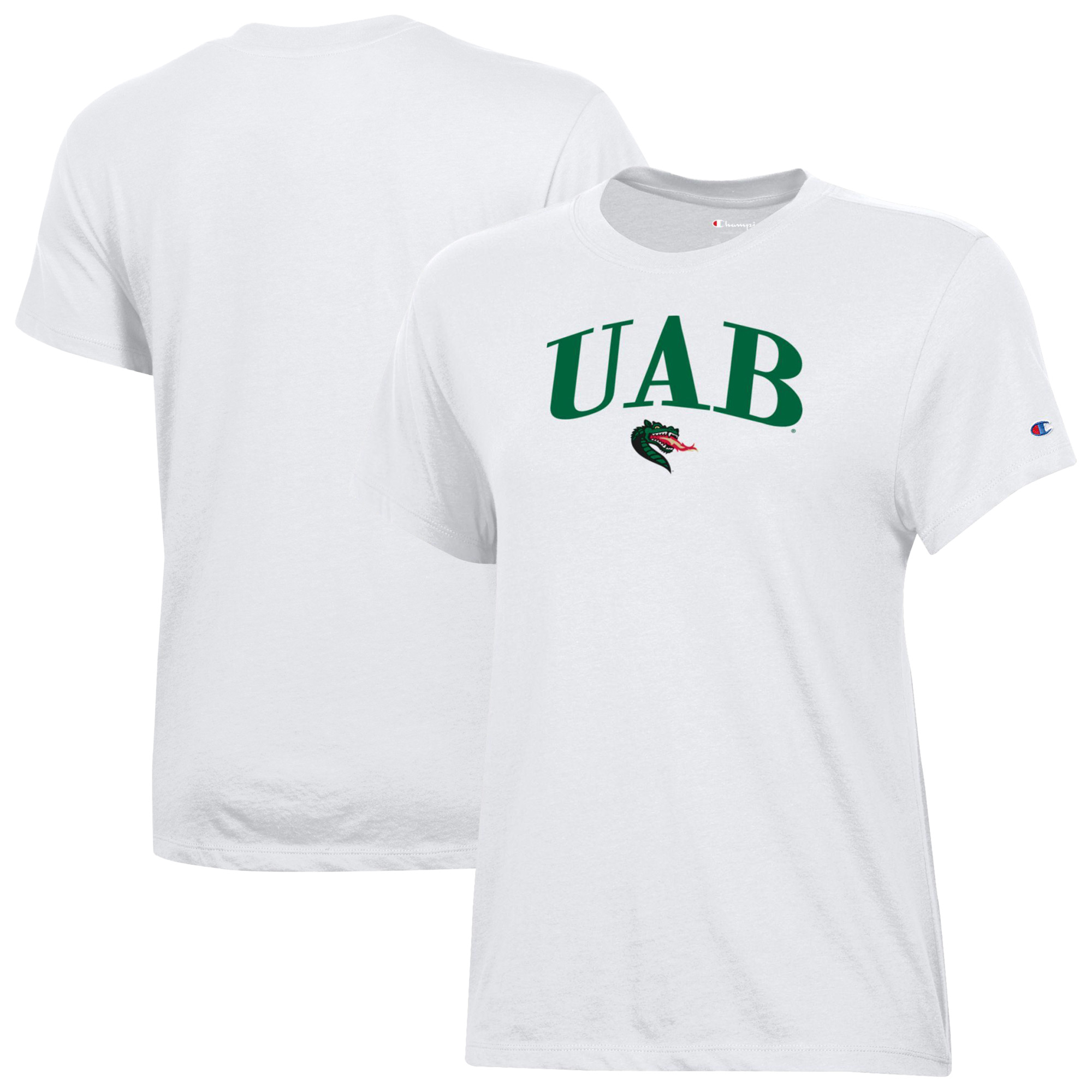 Women's Champion White UAB Blazers Core T-Shirt