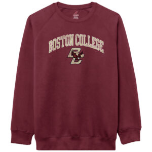 Men's League Collegiate Wear  Maroon Boston College Eagles Essentials 2.0 Pullover Crewneck