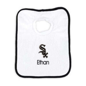 Newborn & Infant White Chicago White Sox Personalized Bib