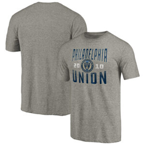 Men's Gray Philadelphia Union Antique Stack Tri-Blend T-Shirt
