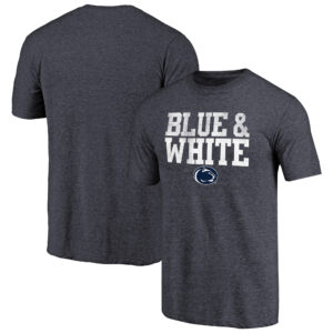 Men's Heathered Navy Penn State Nittany Lions Hometown Collection Tri-Blend T-Shirt