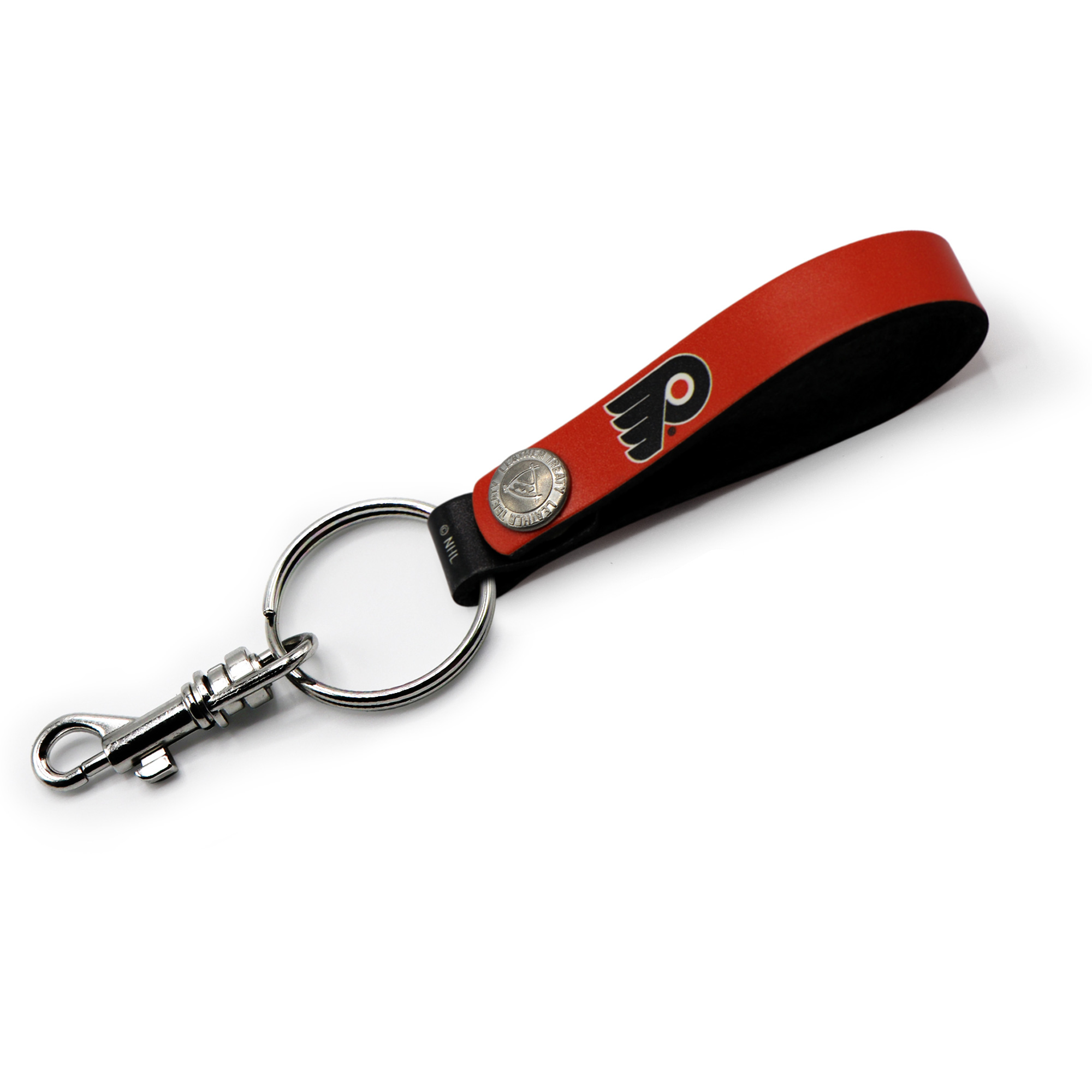 Philadelphia Flyers Personalized Leather Loop Keychain - Image 4