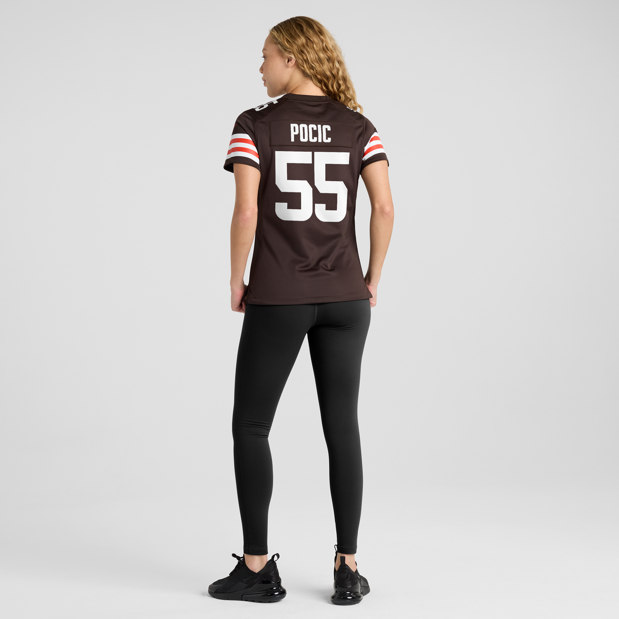 Women's Nike Ethan Pocic Brown Cleveland Browns Game Jersey - Image 14