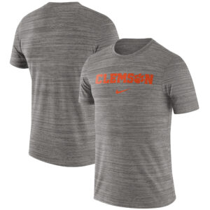 Men's Nike Gray Clemson Tigers Velocity Performance T-Shirt
