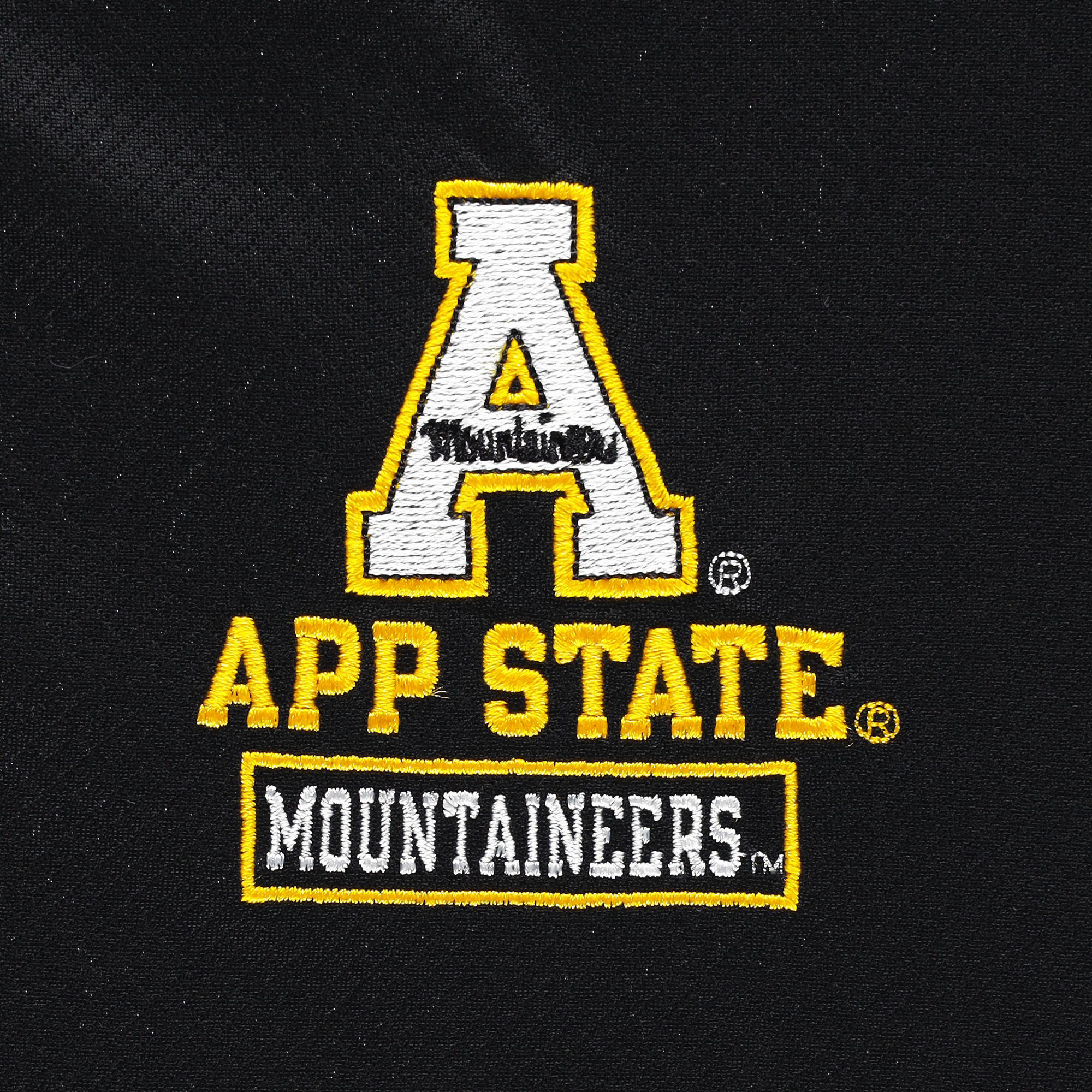 Men's Champion Black Appalachian State Mountaineers Textured Quarter-Zip Jacket - Image 9