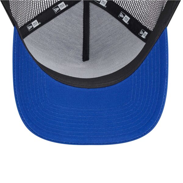 Men's New Era Blue Chelsea Overlay E-Frame Trucker Snapback Hat - Image 11