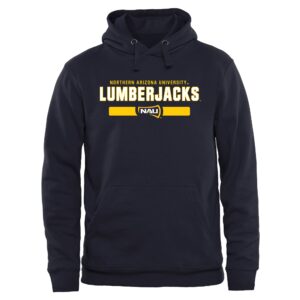 Navy Northern Arizona Lumberjacks Team Strong Pullover Hoodie