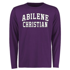 Men's Purple Abilene Christian University Wildcats Everyday Long Sleeve T-Shirt