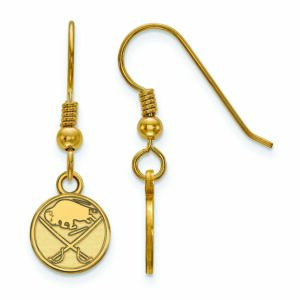 Women's Buffalo Sabres Gold Plated XS Dangle Earrings