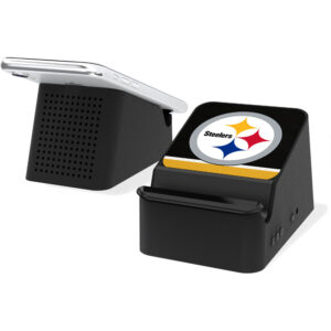 Pittsburgh Steelers Wireless Charging Station and Bluetooth Speaker