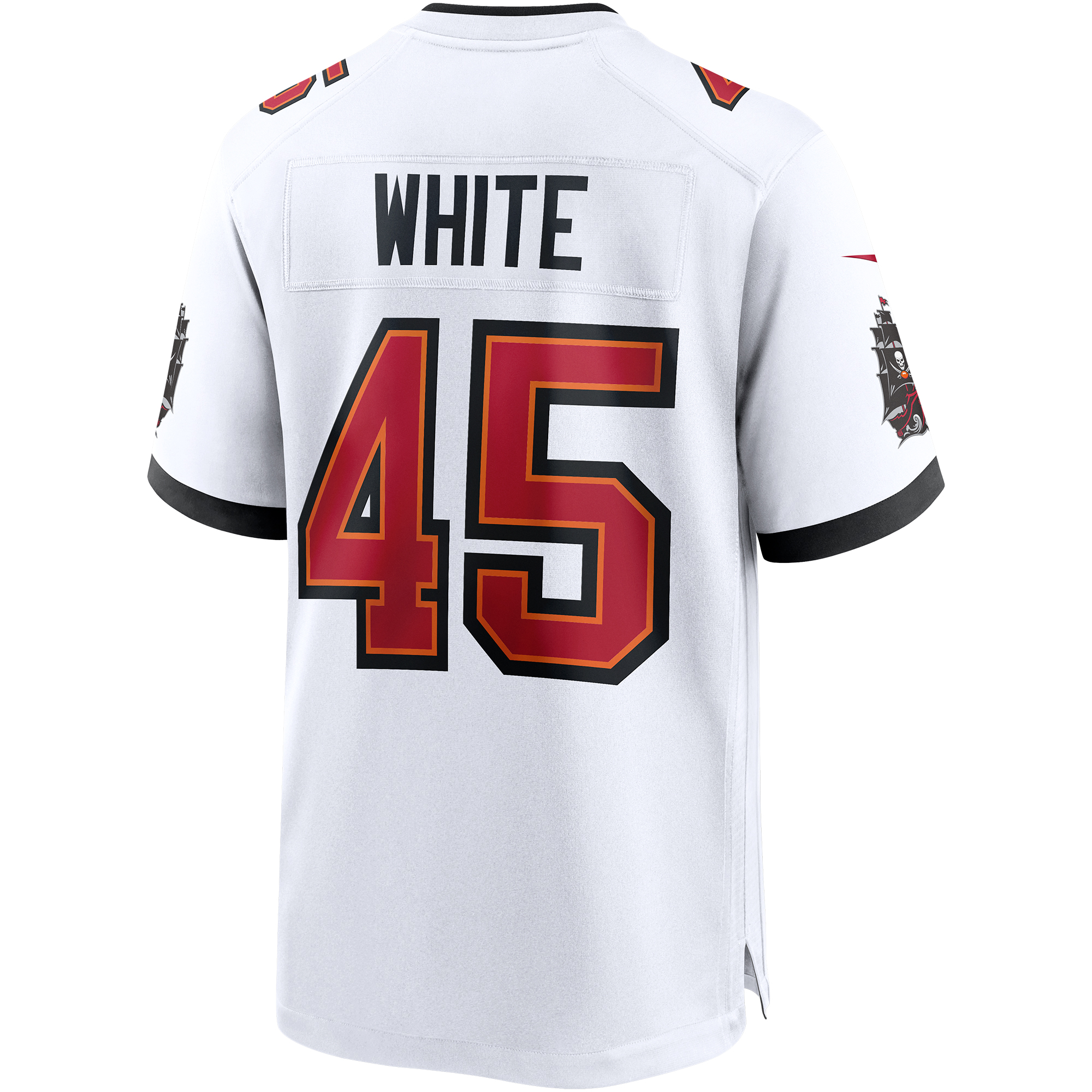 Men's Nike Devin White White Tampa Bay Buccaneers Game Jersey - Image 7