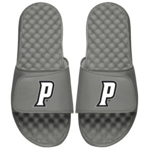 Men's ISlide Gray Providence Friars Secondary Logo Slide Sandals