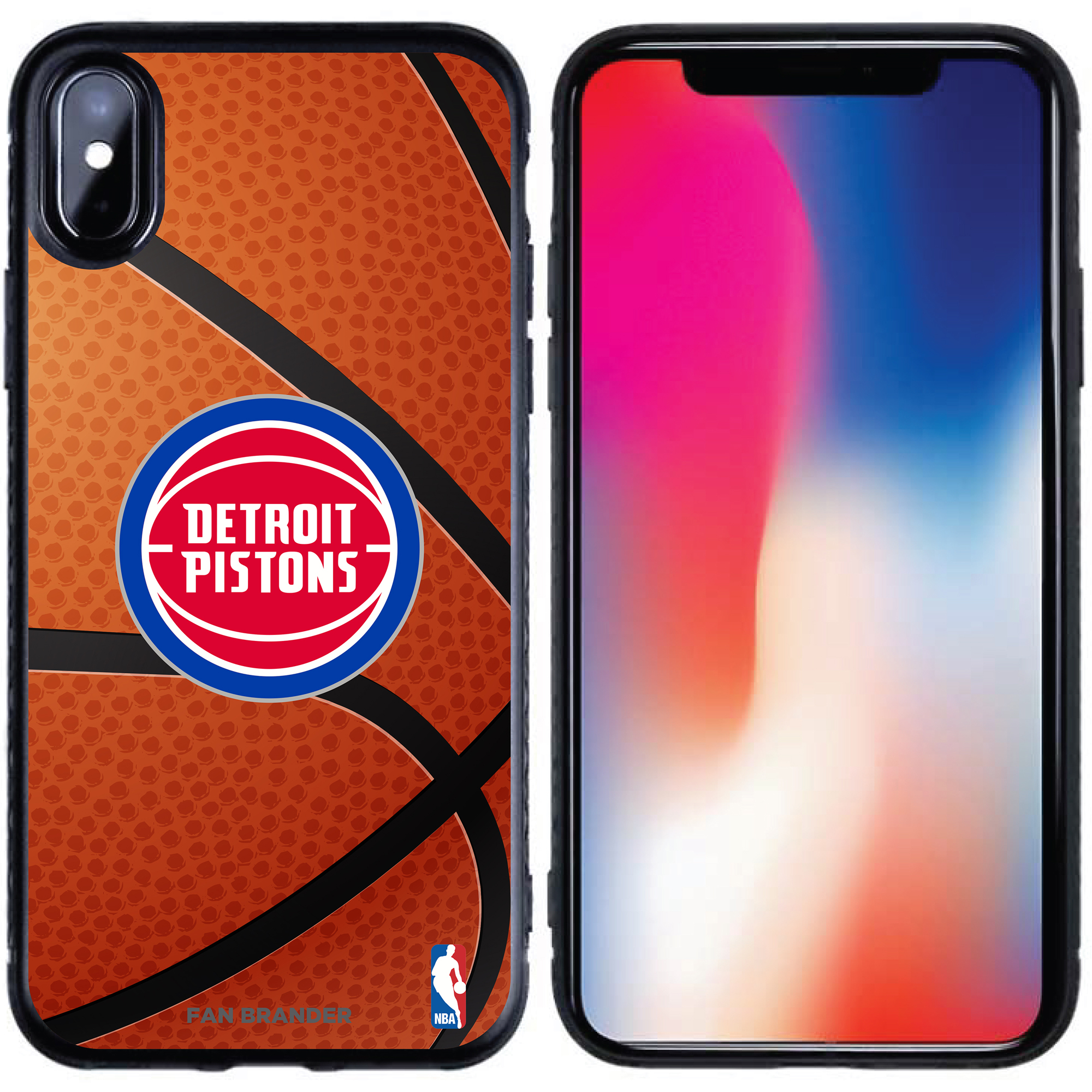 Detroit Pistons Primary Mark iPhone Case - Image 3