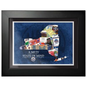 New York Mets 12'' x 16'' State of Mind Wall Art