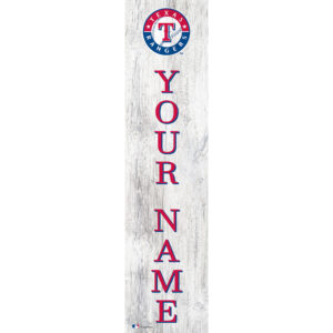 Texas Rangers 48" Personalized Welcome Leaner Sign