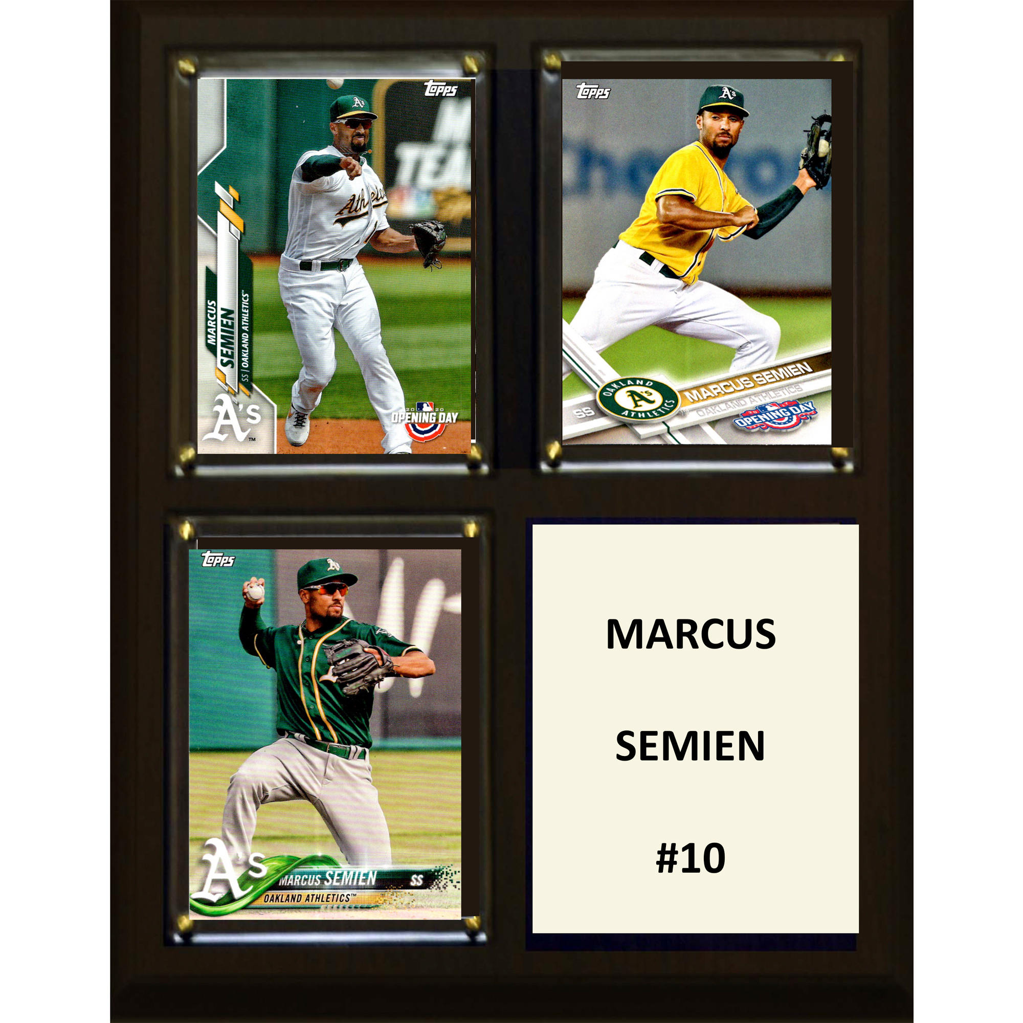 Marcus Semien Oakland Athletics 8'' x 10'' Plaque